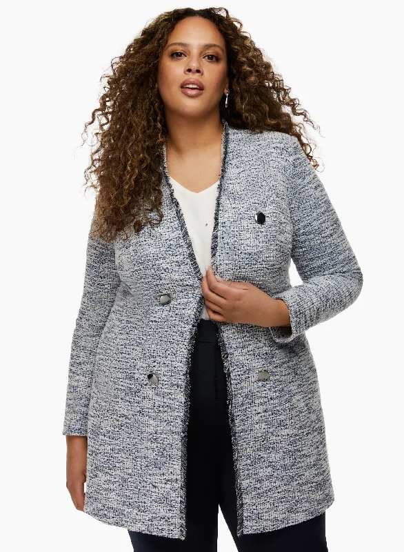 Bouclé Redingote Jacket