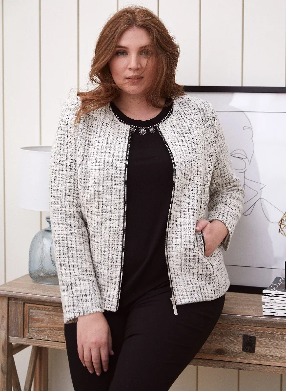 Textured Bouclé Jacket