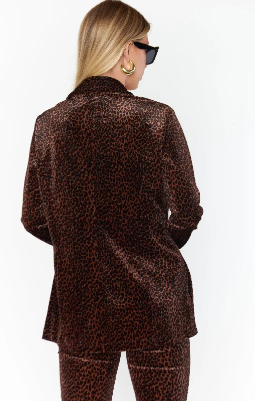 Boss Blazer ~ Cheetah Velvet